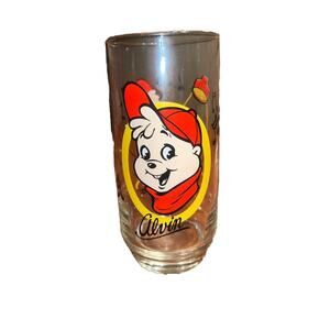 1985 Alvin and the Chipmunks Alvin Vintage Drinking Glass